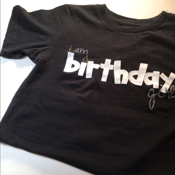 I Am Birthday Girl Black T-Shirt Women’s Peace Love World Medium
